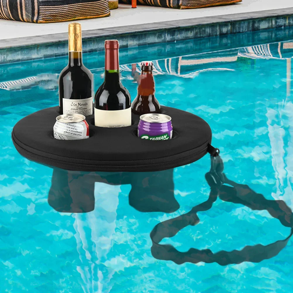 For Pool Beverage Holder Floats Scratch & Leak Resistant Lightweight Design Perfect for For Pool Parties or Beach Days