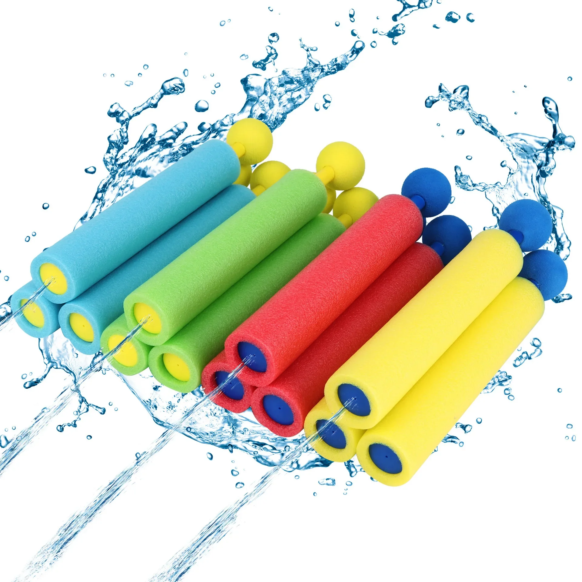4pcs Water Guns for Kids Shooter Water Blaster Portable 4 Colors 30ft Range Children Foam Water Gun Summer Swimming Pool Toys - Image 3